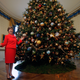 Illustration for article titled 70 Years of First Ladies Standing in Front of Christmas Trees
